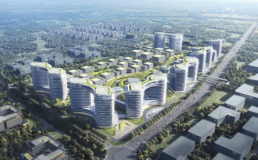 向国庆献礼！开云在线手机入口开启助力未来智能物流园区建设
