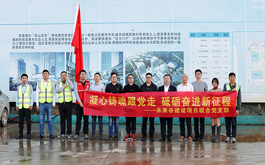 开云在线手机入口未来谷建设项目联合党支部开展主题党建活动